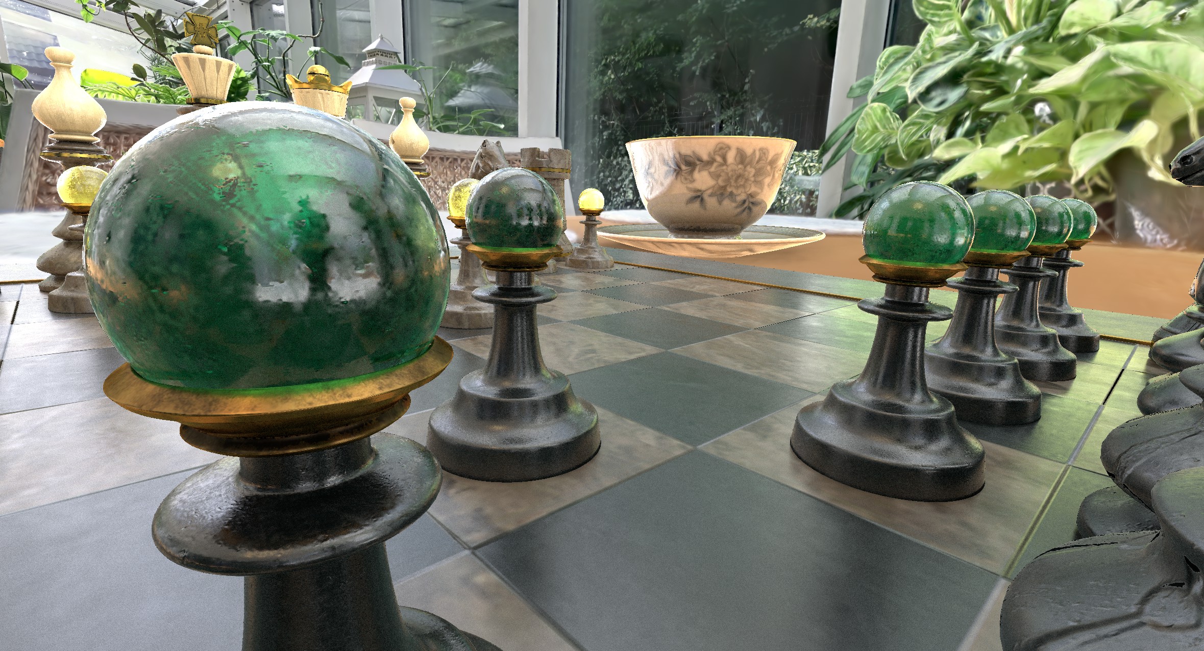 Winter Garden Chess
