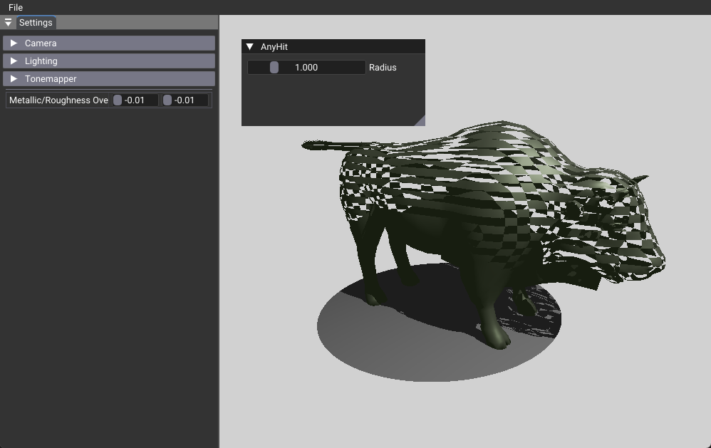 Any Hit Shader Tutorial Screenshot