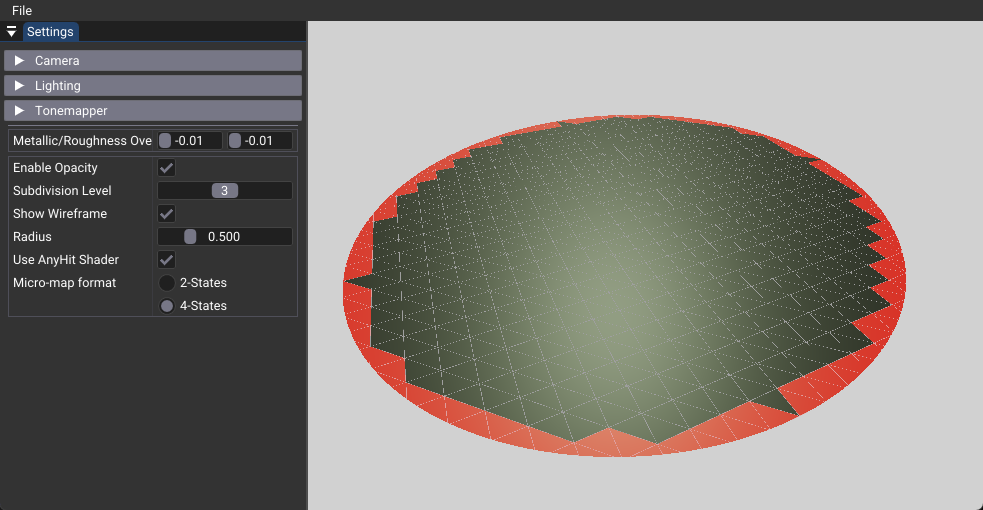 15 Opacity micro-maps result