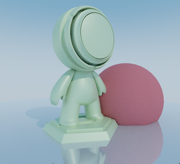 16 Ray query Monte Carlo path tracing result